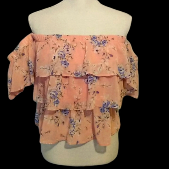 Charlotte Russe Tops - 4/$20. Women's Charlotte Russe Off the shoulder Crop Top. Size Med